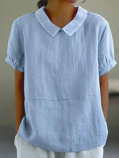 Anne | Kvinders Peter Pan Krave Afslappet Bluse