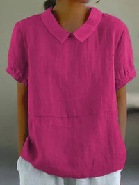 Anne | Kvinders Peter Pan Krave Afslappet Bluse