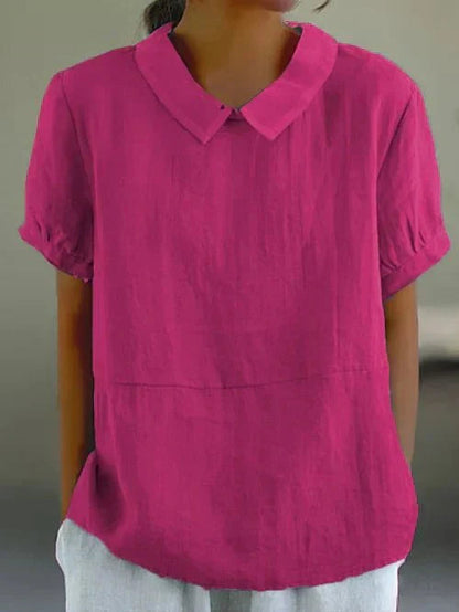 Anne | Kvinders Peter Pan Krave Afslappet Bluse