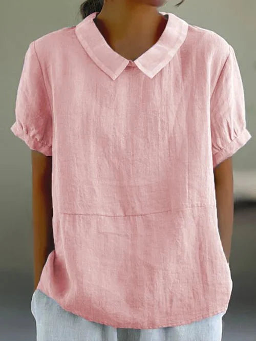 Anne | Kvinders Peter Pan Krave Afslappet Bluse
