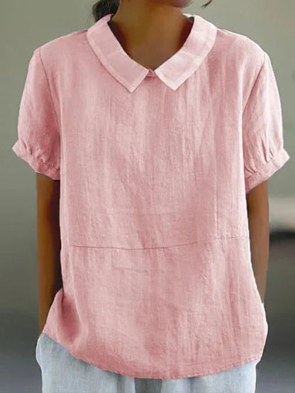 Anne | Kvinders Peter Pan Krave Afslappet Bluse