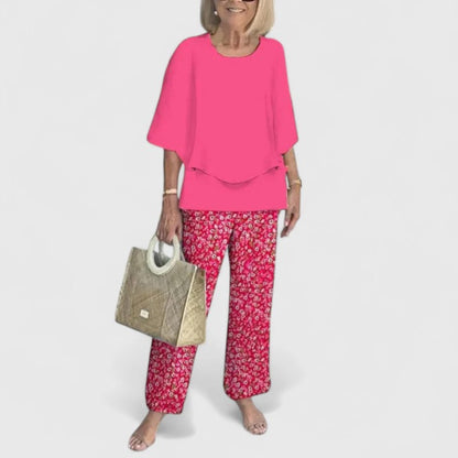 Bella | Kvinders Relaxed Fit To-delt Bukse Sæt