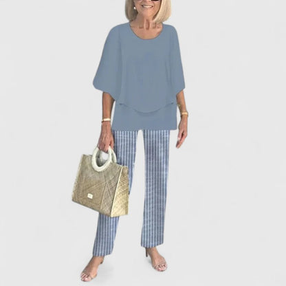 Bella | Kvinders Relaxed Fit To-delt Bukse Sæt