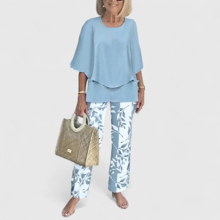 Bella | Kvinders Relaxed Fit To-delt Bukse Sæt