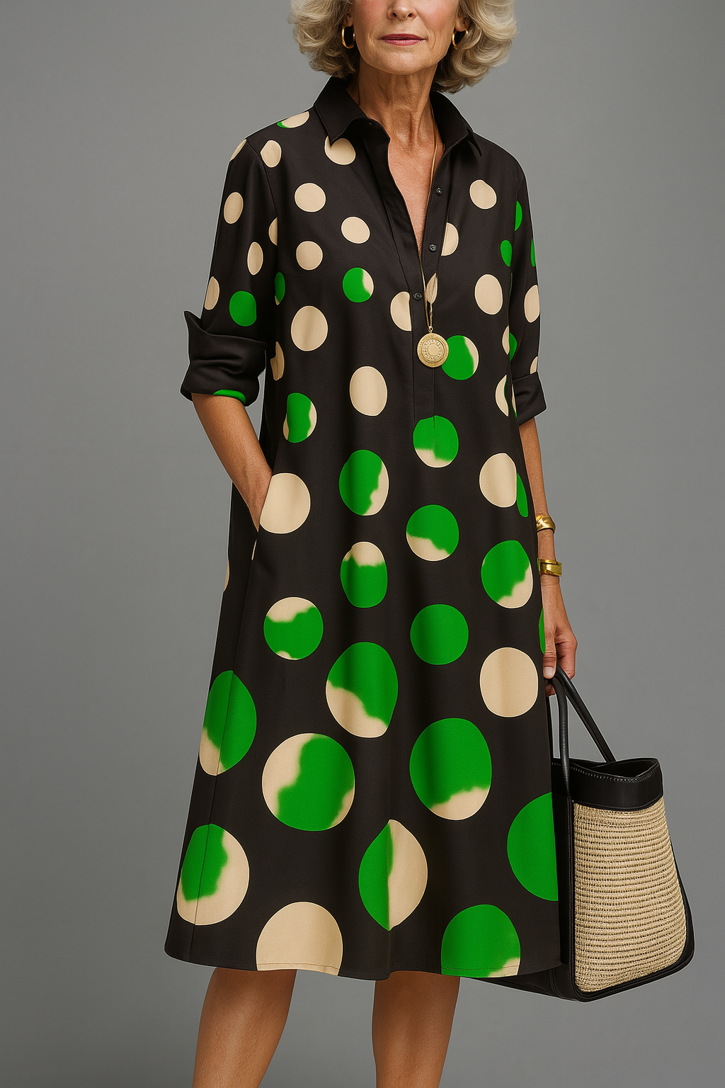 Loretta | Elegant midi kjole