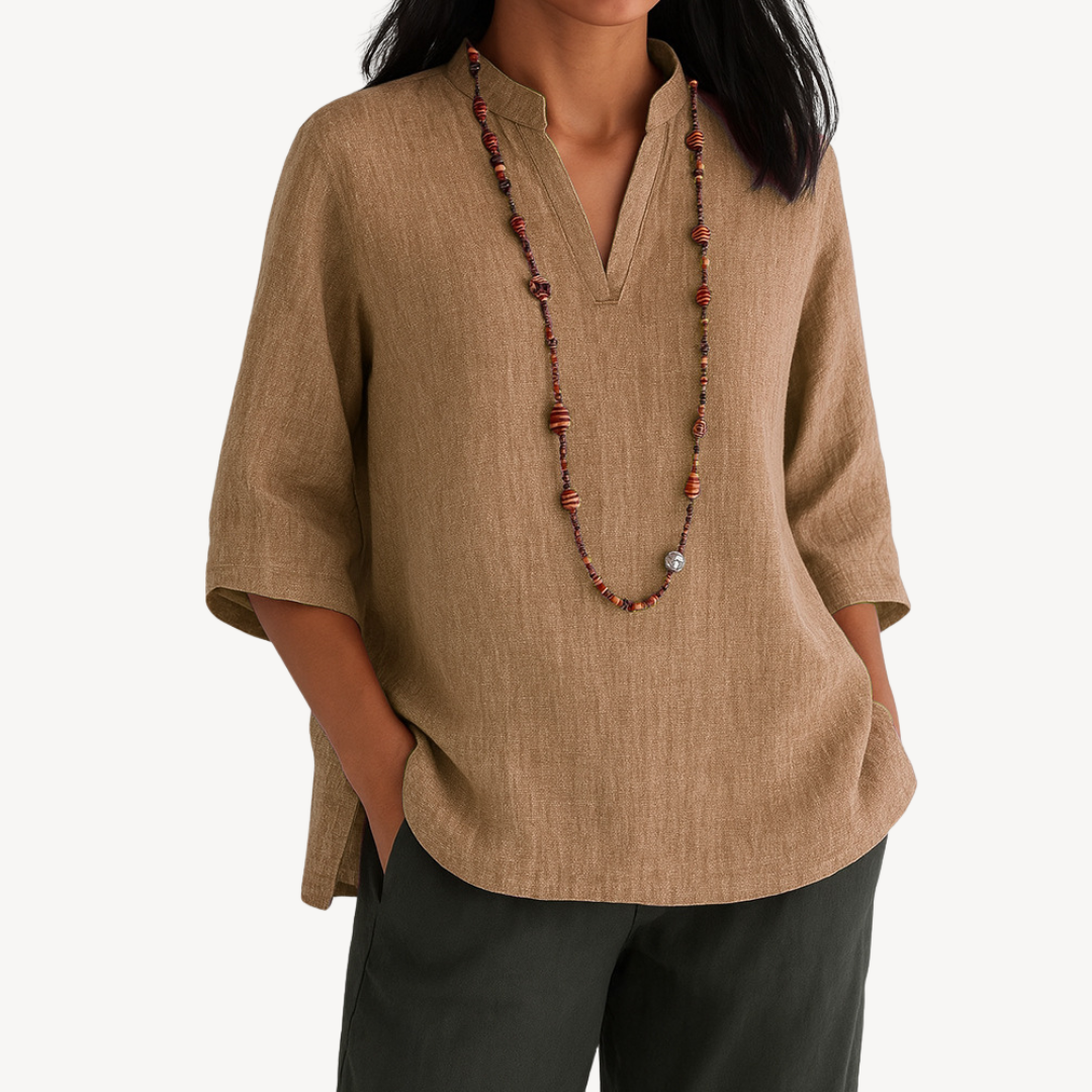 Linda | Elegant Tunika Top til Kvinder