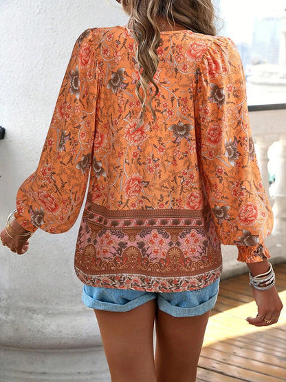 Linda | Stilfuld Sommer Blomstret Top