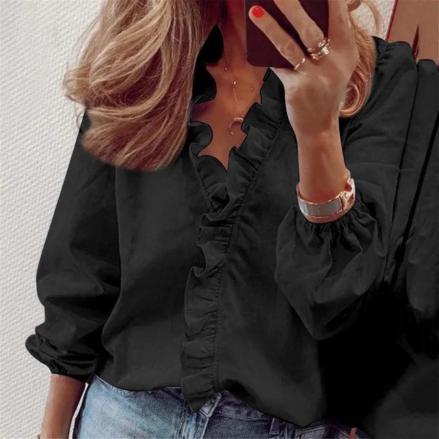 Joy | Elegant Chic Bluse til Enhver Lejlighed