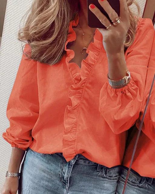 Joy | Elegant Chic Bluse til Enhver Lejlighed