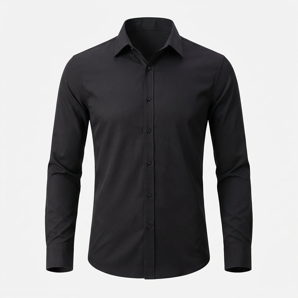 Dennis | Herre Slim-Fit Langærmet Skjorte