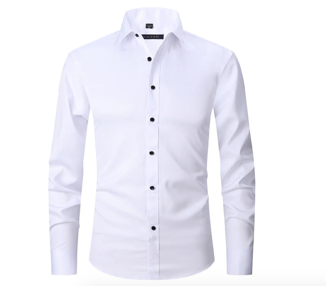 Dennis | Herre Slim-Fit Langærmet Skjorte