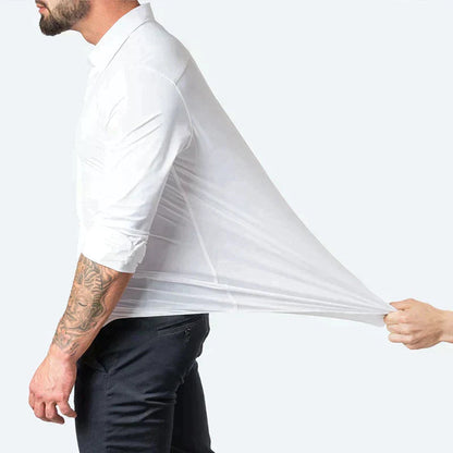 Dennis | Herre Slim-Fit Langærmet Skjorte