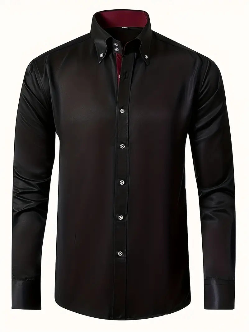 Charles | Elegant Formelt Skjorte med Knapper