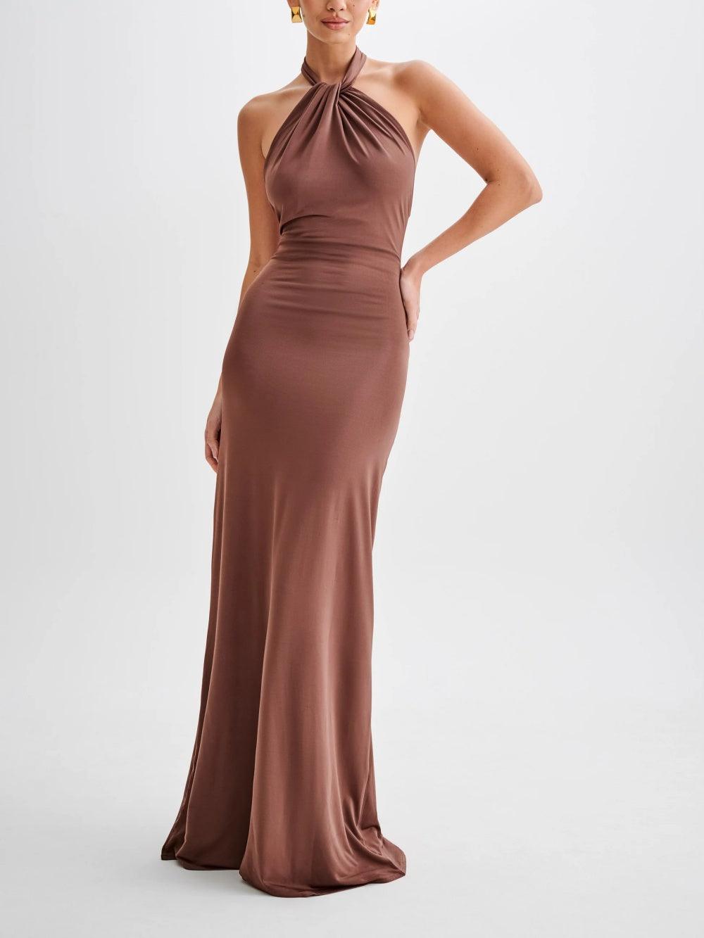 Diane | Kvinders Ærmeløs Bodycon Maxi Kjole