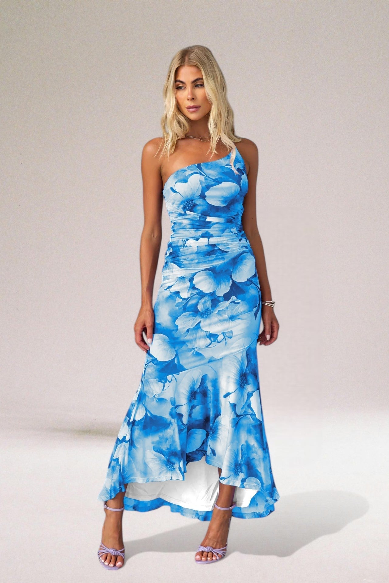 Doriana | Fantastisk Blomster Maxi Kjole til Elegante Anledninger