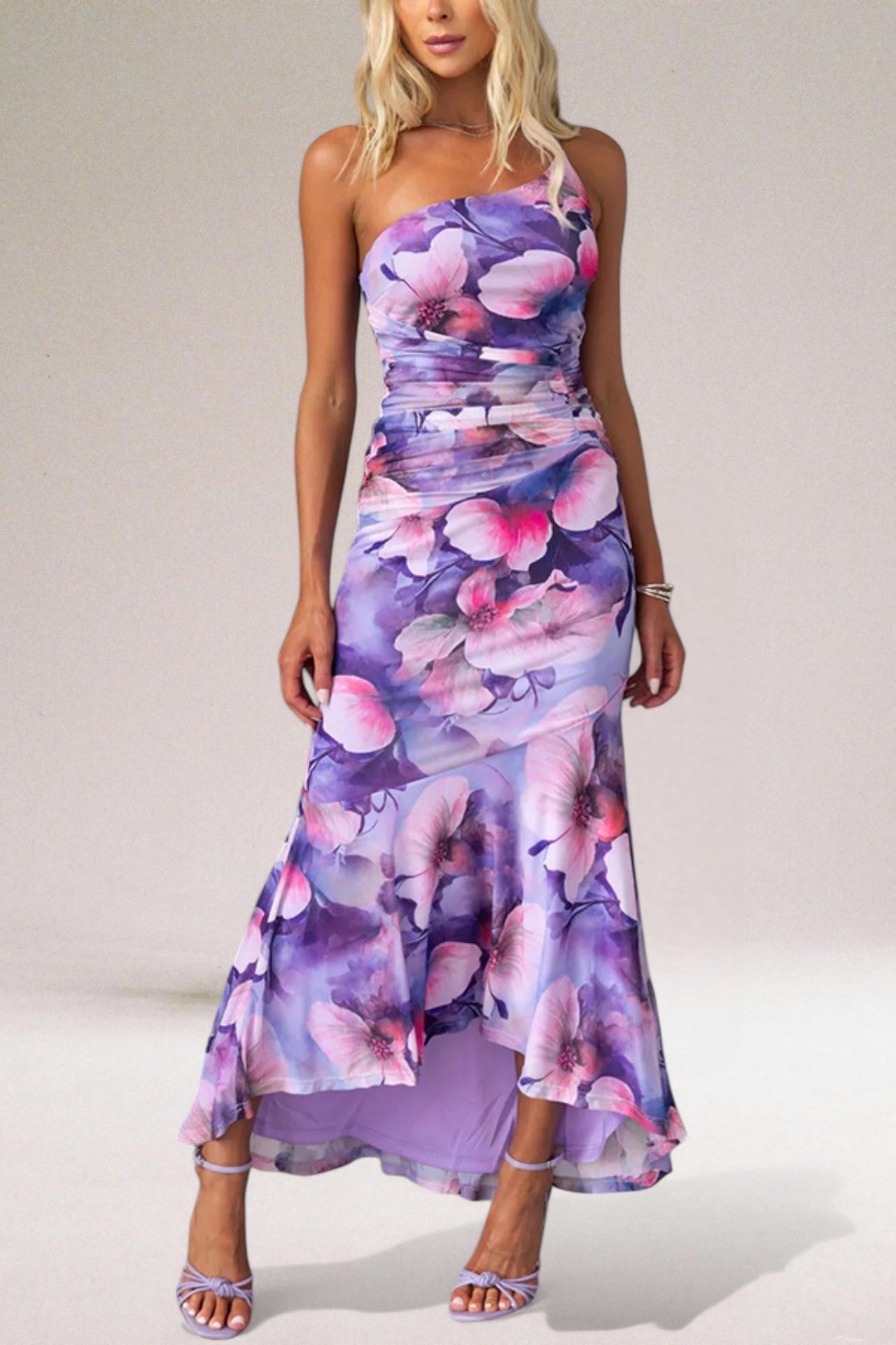 Doriana | Fantastisk Blomster Maxi Kjole til Elegante Anledninger