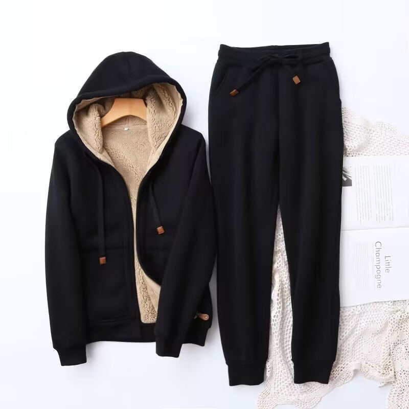 Riley | Kvinders Zip-Up Hoodie Loungewear Sæt