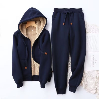 Riley | Kvinders Zip-Up Hoodie Loungewear Sæt