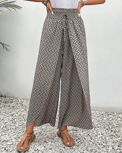 Iridessa | Letvægts Strømlinede Casual Bukser med Elastisk Talje