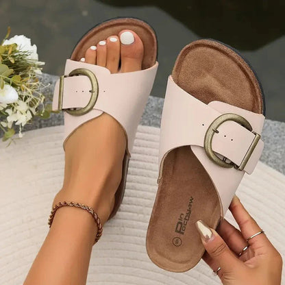 Clara | Orthopædiske Spænde Slide Sandaler