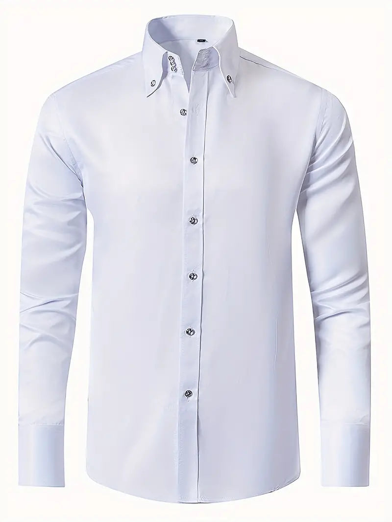 Charles | Elegant Formelt Skjorte med Knapper