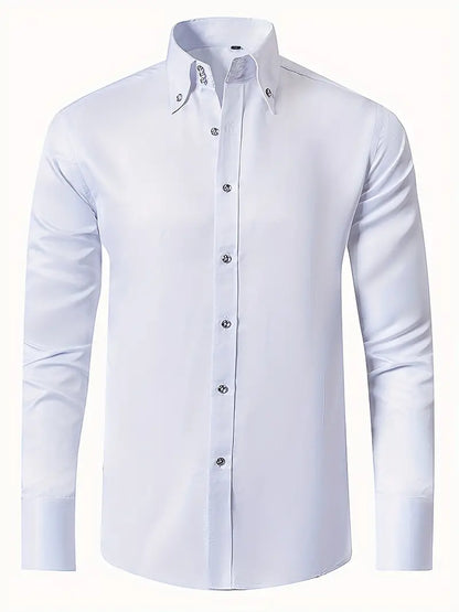 Charles | Elegant Formelt Skjorte med Knapper