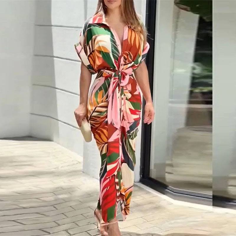 Susan | Elegant Sommer Drape Kjole til Stilfuld Komfort
