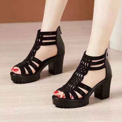 Jennifer | Elegant Hælsandaler til Stilfuld Komfort