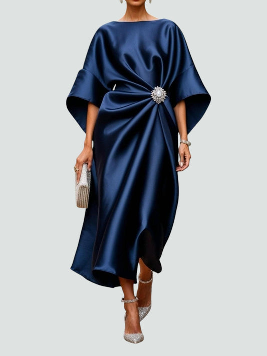 Kay | Kvinders Wrap Midi Kjole