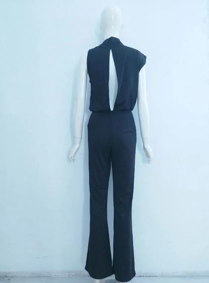 Libby | Kvinders One Shoulder Wide Leg Jumpsuit