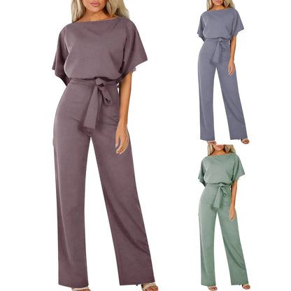 Lucy | Kvinders Bred Ben Bælte Jumpsuit