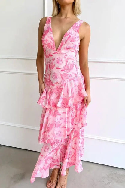 Eileen | Elegant Maxi Kjole til Ubesværet Sommerstil