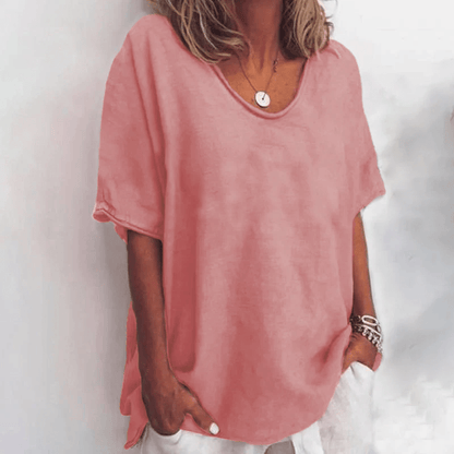 Marcia | Kvinders Oversized V-Hals Bluse
