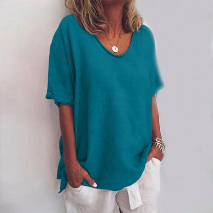 Marcia | Kvinders Oversized V-Hals Bluse