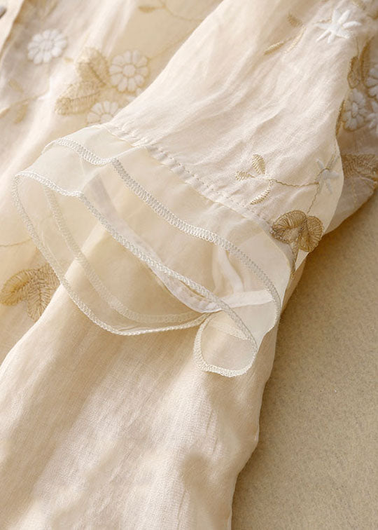 Maureen | Kvinders Knap-Ned Blomster Bluse