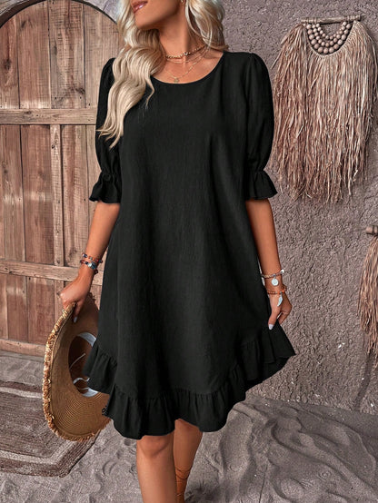 Morgan | Kvinders Ruffle A-Line Mini Kjole