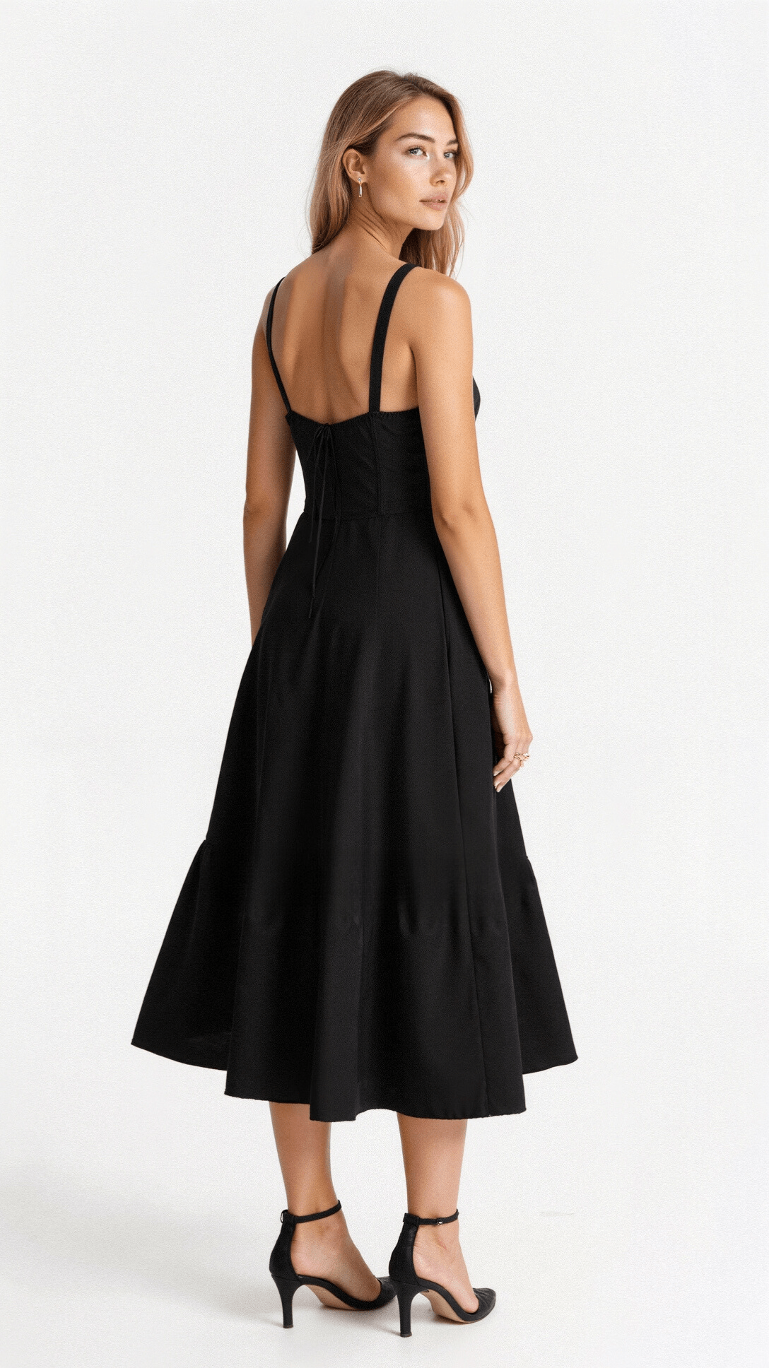 Margaret | Corset Midi Kjole - Elegant, figursyet stil