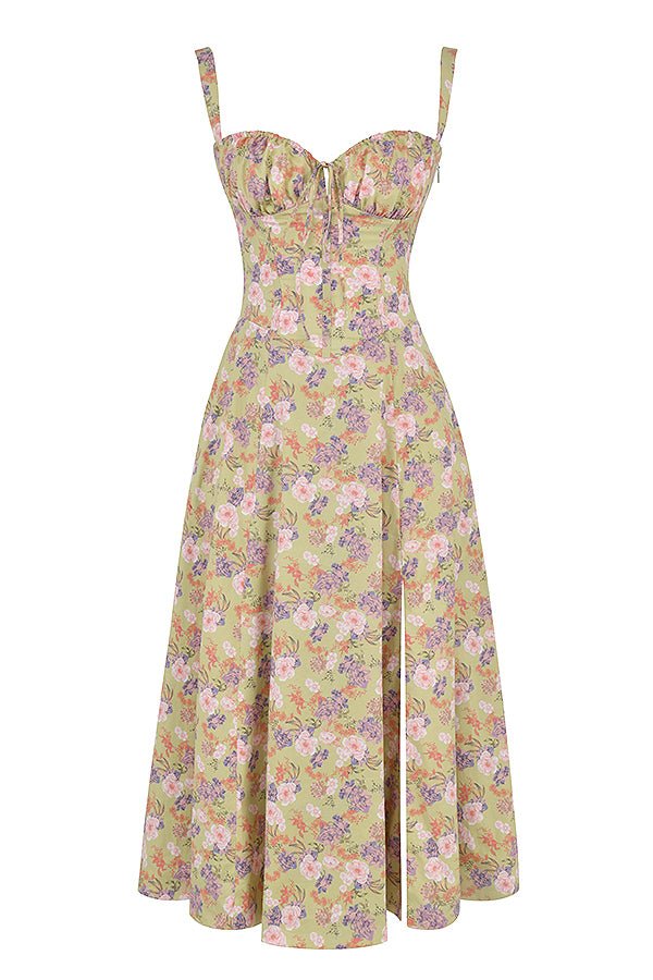 Margaret | Corset Midi Kjole - Elegant, figursyet stil