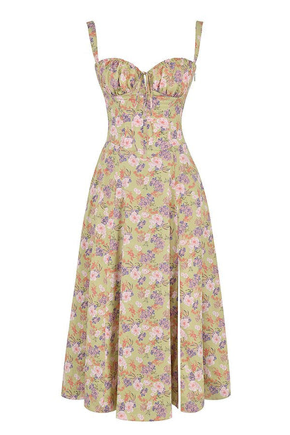 Margaret | Corset Midi Kjole - Elegant, figursyet stil