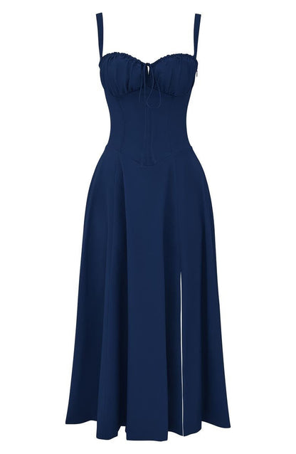 Margaret | Corset Midi Kjole - Elegant, figursyet stil