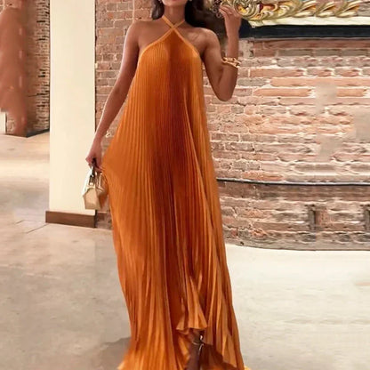 Gloria | Elegant Halterneck Kjole til Kvinder