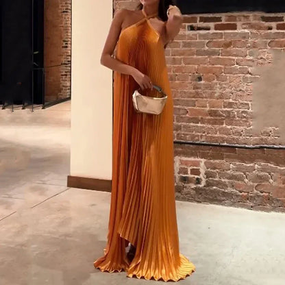 Gloria | Elegant Halterneck Kjole til Kvinder