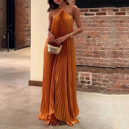 Gloria | Elegant Halterneck Kjole til Kvinder