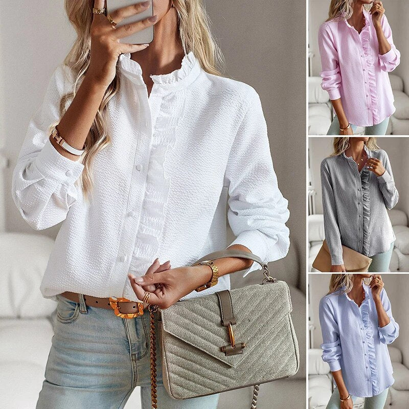 Alice | Stilfuld Skjorte med Knapper