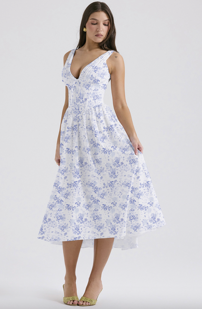 Sophia | Elegant Blomsterkjole til Sommer