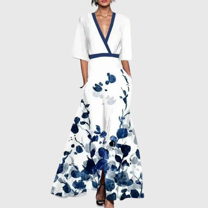 Robin | Kvinders Blomster Wrap Maxi Kjole