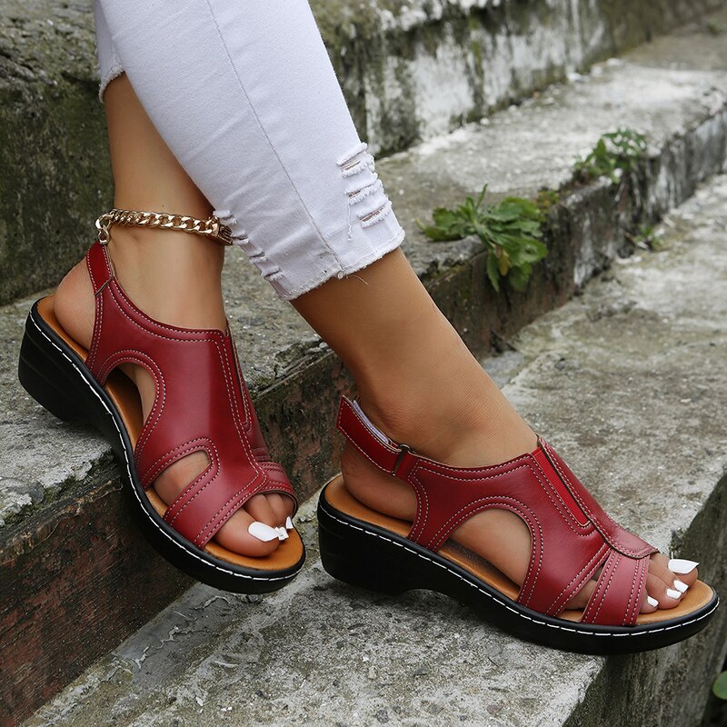Nell | Ortopædiske Wedge Sandaler