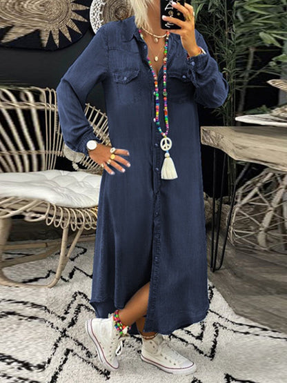 Helen | Casual og Elegant Denimbeklædningskjole