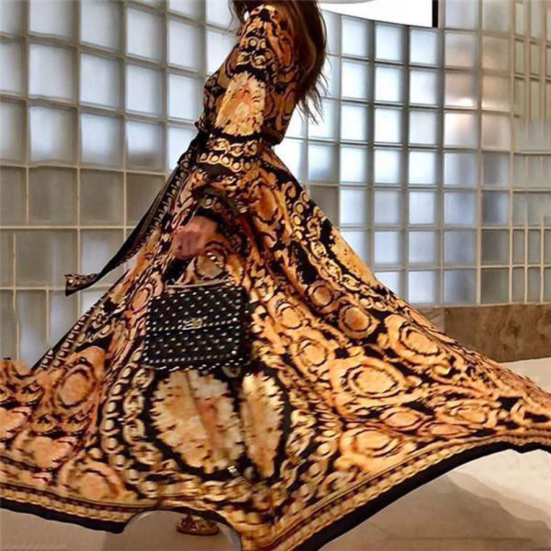 Harmony | Bohemian Maxi Kjole - Elegant og Flydende